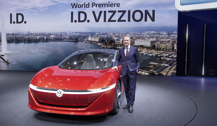 自動運転コンセプト「I.D. Vizzion」をワールドプレミア｜Volkswagen ギャラリー
