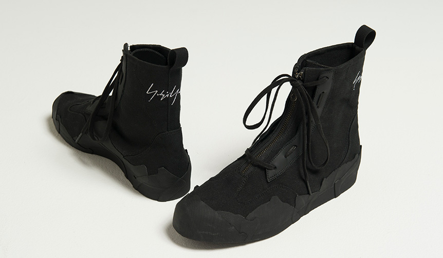 アディダスとコラボしたシューズ「YY TAKUSAN LOW」「YY TAKUSAN HIGH」が登場｜Yohji Yamamoto　ギャラリー