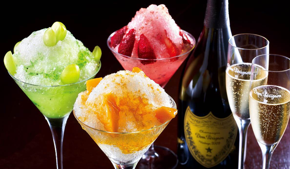 かぐわしい香り、芳醇な味わい。「ドン・ペリニヨンのかき氷」｜EAT　ギャラリー