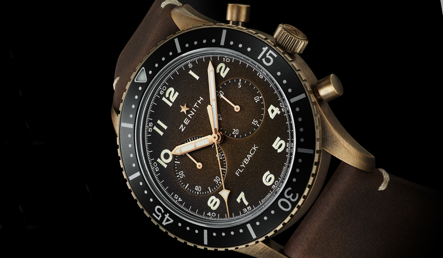 歴史的パイロットウオッチをベースに、最旬レトロスタイルを魅力的にアピール｜ZENITH 　ギャラリー
