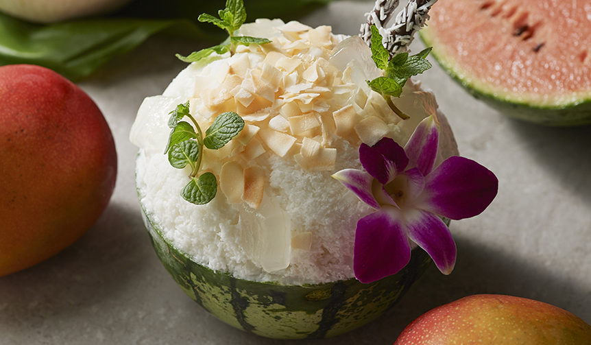 Tropical とLuxuriousが同時進行！「すいかとココナッツのかき氷」｜Shangri-La Hotel, Tokyo ギャラリー
