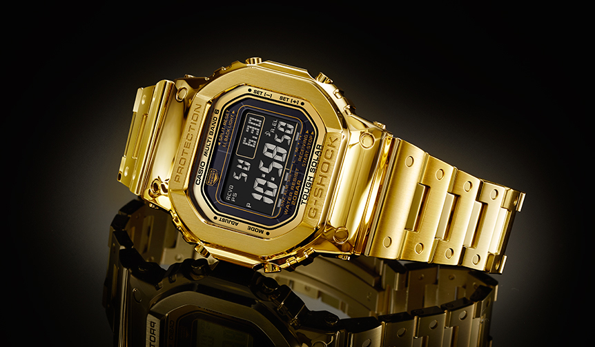 ラスボスがついに！　金無垢G-SHOCKが世界限定数35本・完全受注生産｜CASIO ギャラリー