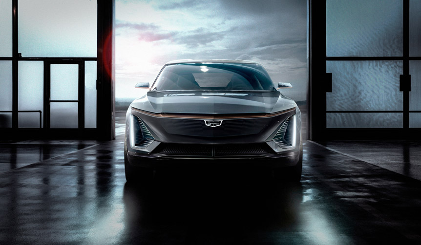 キャデラック初の電気自動車の画像を公開｜Cadillac キャデラック