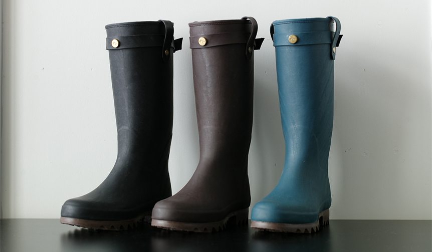 生産は小樽市の老舗ゴム長靴メーカーが担当。現代的なラバーブーツ｜Daiichi Rubber　ギャラリー