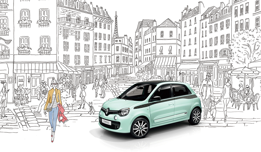 ルノー トゥインゴにパリジェンヌをイメージした限定車｜Renault ギャラリー