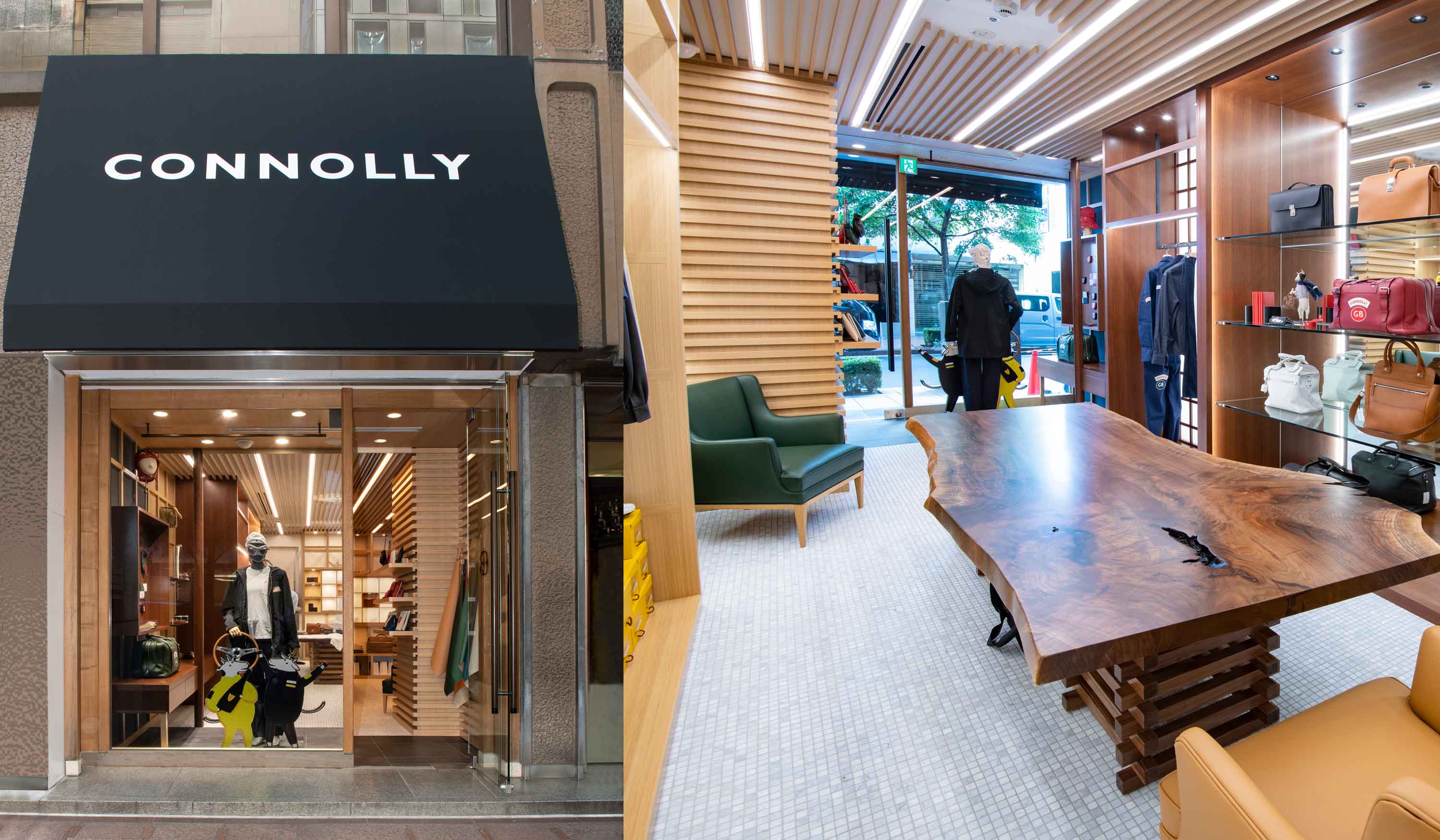 上質なレザーを生み出す「コノリー」の直営店が銀座オープン｜CONNOLLY　ギャラリー