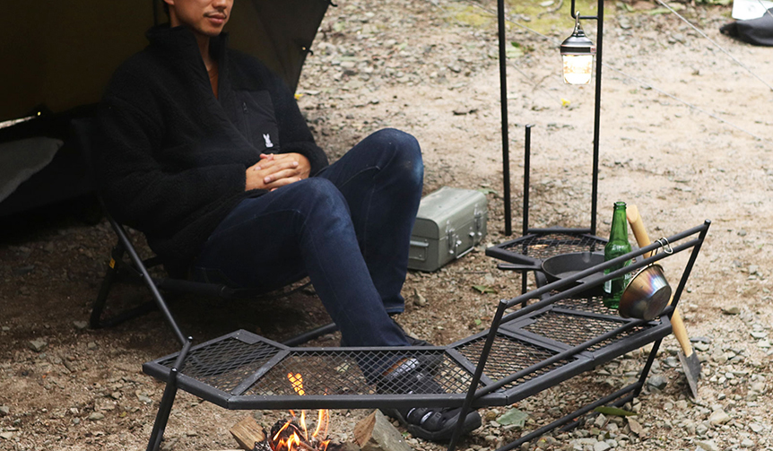 キャンプ体験をランクアップさせる、ソロキャンパーのためのコクピットツール｜DOD　ギャラリー