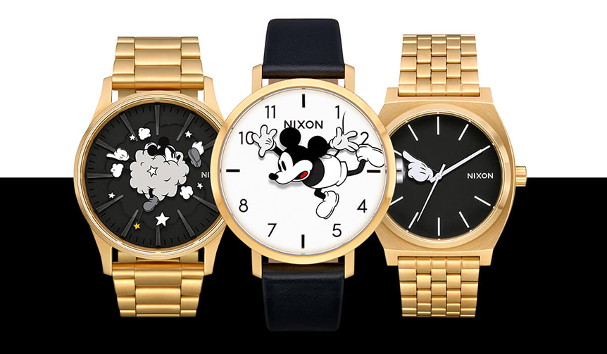 ミッキーマウス生誕90周年を祝した、プレイフルなコレクション｜NIXON　ギャラリー