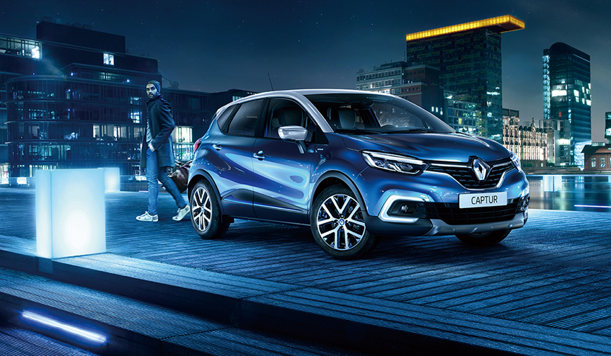 スポーティなブルー×グレーのキャプチャー限定車｜Renault ギャラリー