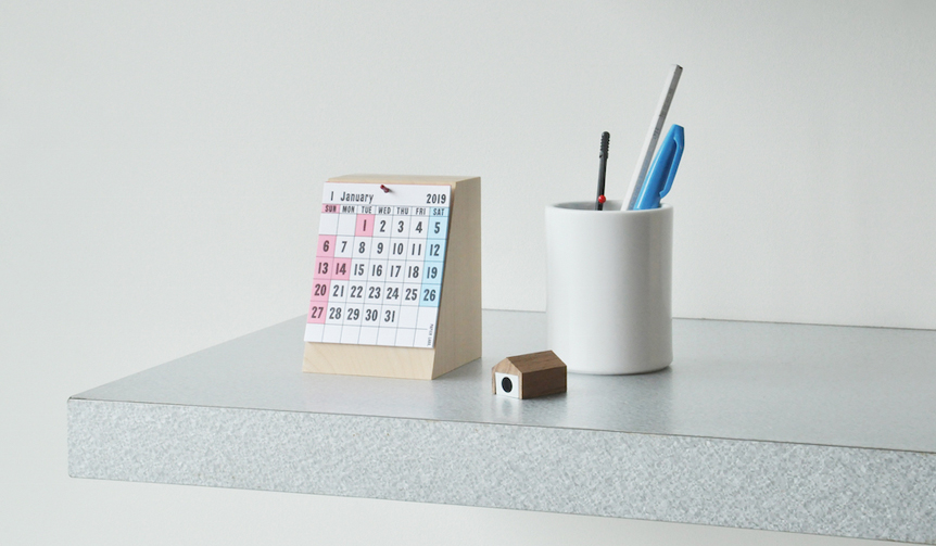 卓上タイプはマイナーチェンジも。毎年恒例の活版印刷カレンダー｜PAPIER LABO.　ギャラリー