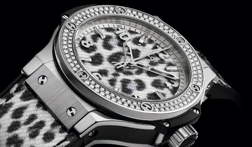 レオパード柄×ダイヤモンドの「ビッグ・バン スノーレオパード ダイヤモンド」｜HUBLOT　ギャラリー