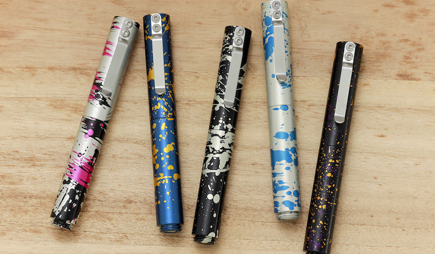 陽極酸化処理による色付けで、唯一無二のカラーリングのペンに｜SCHONDSGN