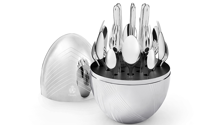 クリストフがファッション界の巨匠、カール・ラガーフェルドとコラボレーション｜Christofle ギャラリー