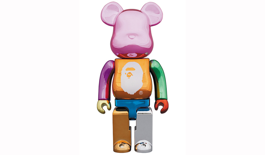 A BATHING APE 25th ANNIV. MULTI COLOR BE@RBRICK 100% / 400% / 1000%｜MEDICOM TOY　ギャラリー