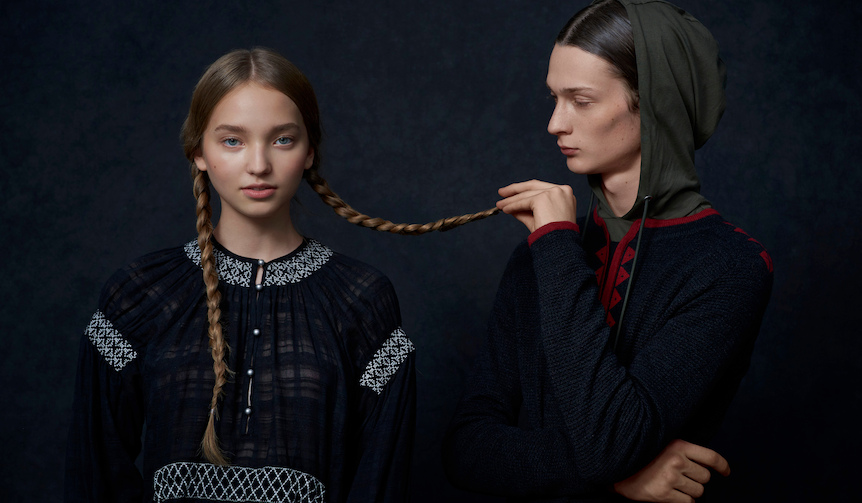 DIESEL BLACK GOLD 2018-19AW “URBAN MEETS ETHNIC TRIBAL STYLES”｜DIESEL BLACK GOLD ギャラリー(2)