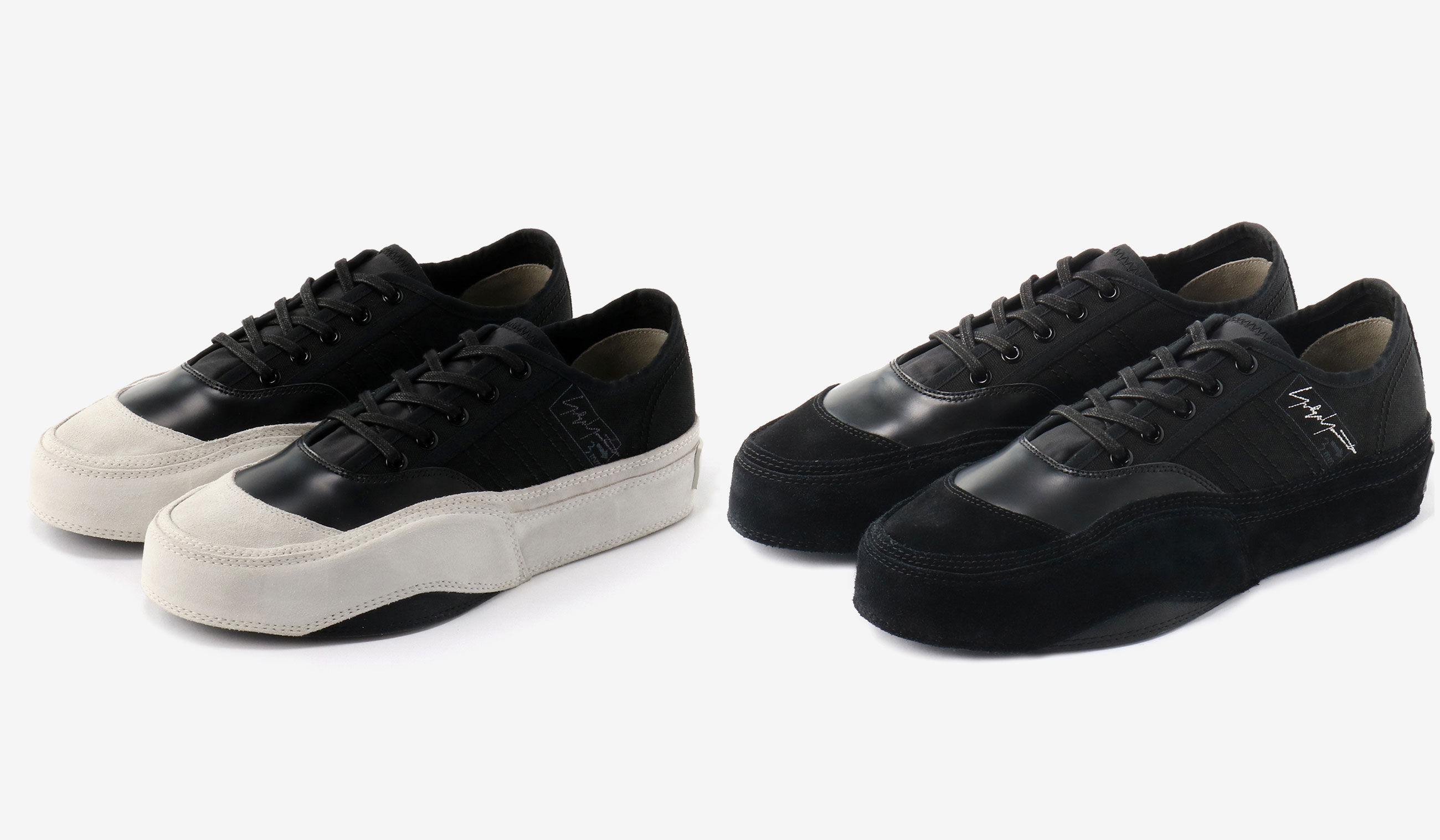 ヨウジヤマモトアディダスのコラボスニーカー「YY MATCHCOURT LOW」｜YOHJI YAMAMOTO　ギャラリー