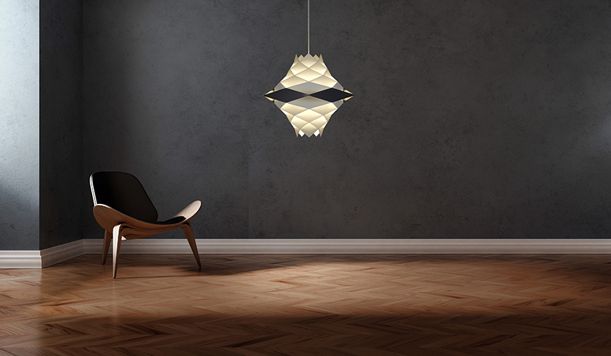 点灯時は光の彫刻、消灯時は美しいオブジェになる「H・F Series」|yamagiwa