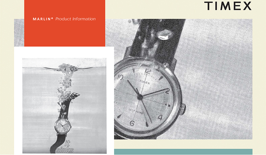 60年の時を経た手巻き式防水時計「マーリン」をタイメックスが復刻|TIMEX