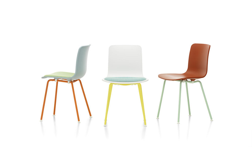 ジャスパー・モリソンがデザインしたシェルチェア「ハル」に、色鮮やかな限定カラーリング|Vitra