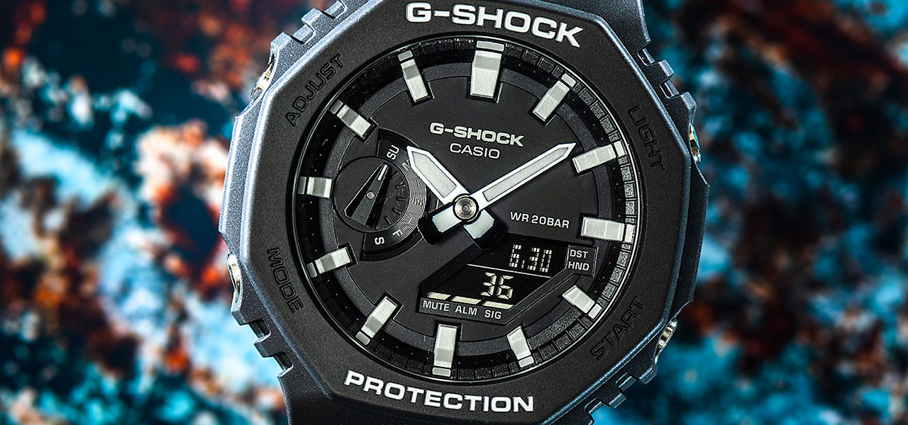 Gショック初代モデルのDNAを受け継ぐ新作“GA-2100”｜G-SHOCK