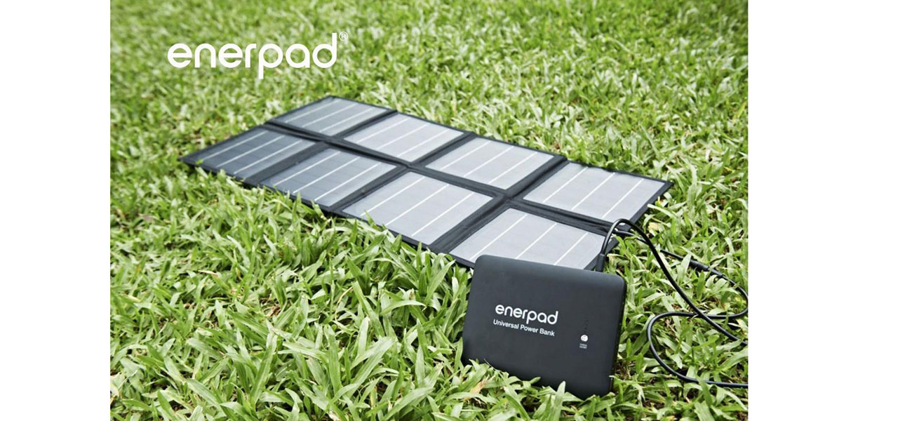 モバイルバッテリー「enerpad」シリーズに、ソーラーパネルチャージャーが登場|LINKS