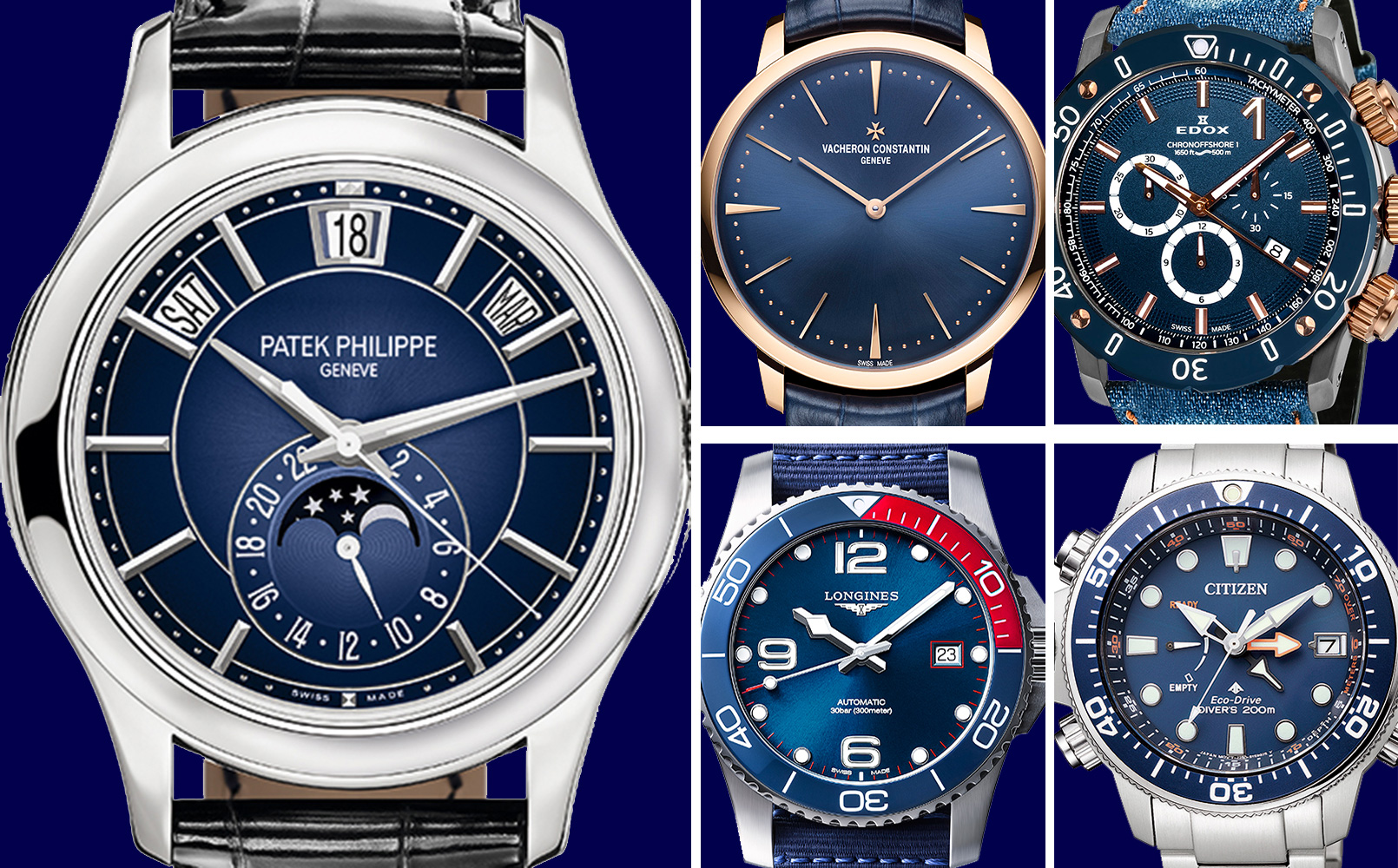 OPENERSがセレクトした大人の上質な腕元を飾る“ブルー”38選｜BLUE WATCH