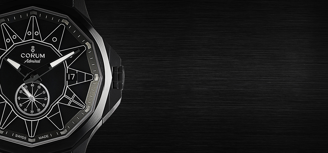 モノクロームの世界観を創出した、新たな「アドミラル」|CORUM