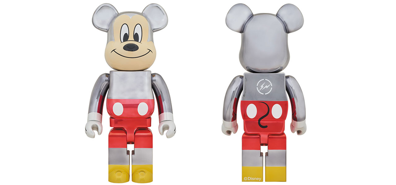 BE@RBRICK fragmentdesign MICKEY MOUSE COLOR Ver. 100% & 400%/1000% |MEDICOM TOY