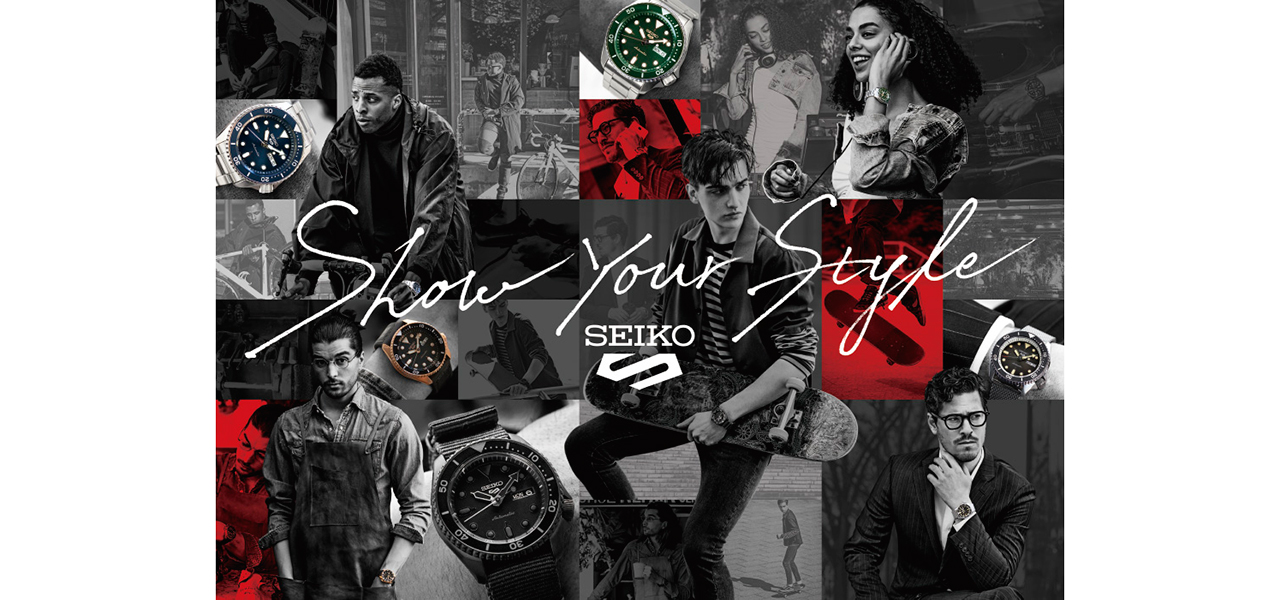 現代を象徴する5つのスタイルで「セイコー5スポーツ」がリローンチ｜SEIKO