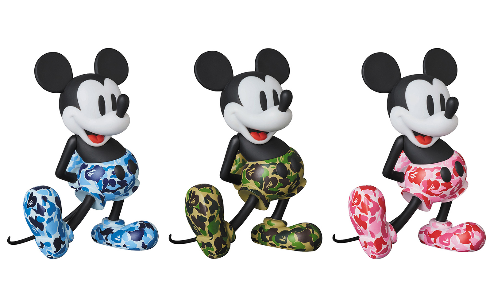 VCD BAPE(R) MICKEY MOUSE, BE@RBRICK BAPE(R) MICKEY MOUSE 100% & 400% / 1000%|MEDICOM TOY