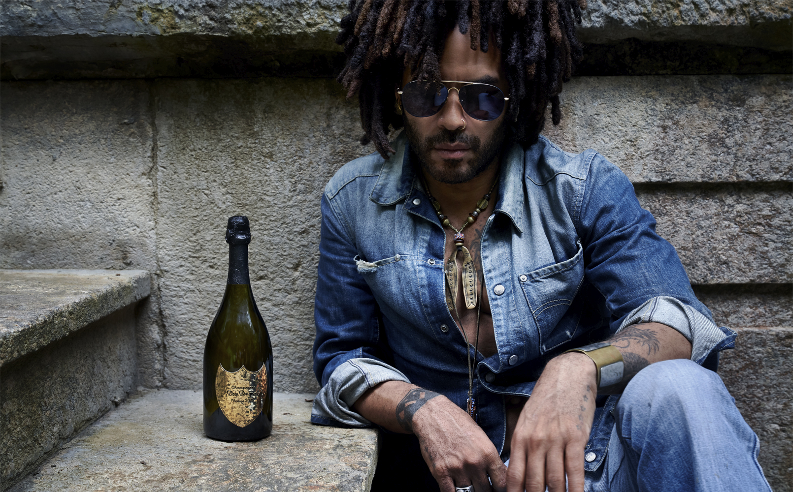 ドン ペリニヨンとレニー・クラヴィッツのコラボレーションボトルが登場｜Dom Pérignon