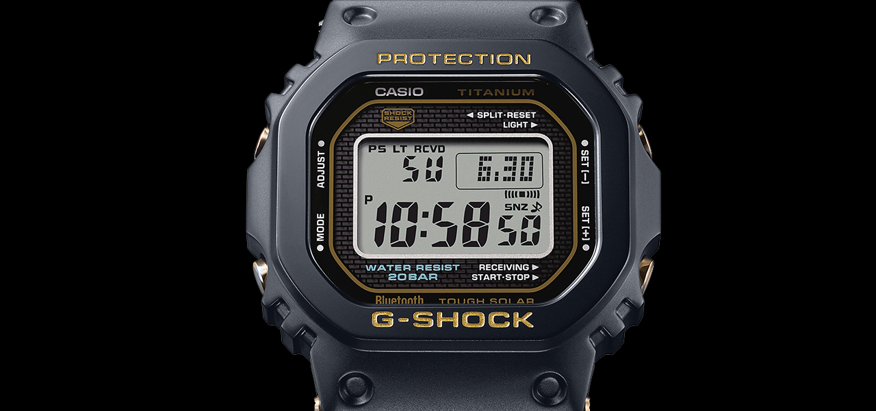 Gショック初号機のデザインをチタン素材で再現した「GMW-B5000TB」｜G-SHOCK