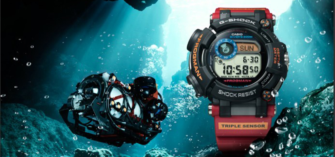 南極での無人湖水調査とコラボしたGショック FROGMANの新作｜G-SHOCK