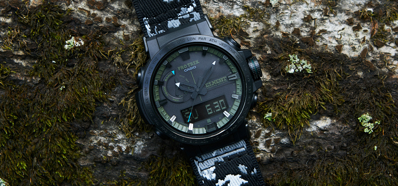エルネストとのコラボレートにより、スタイリッシュに昇華した「プロトレック」|CASIO