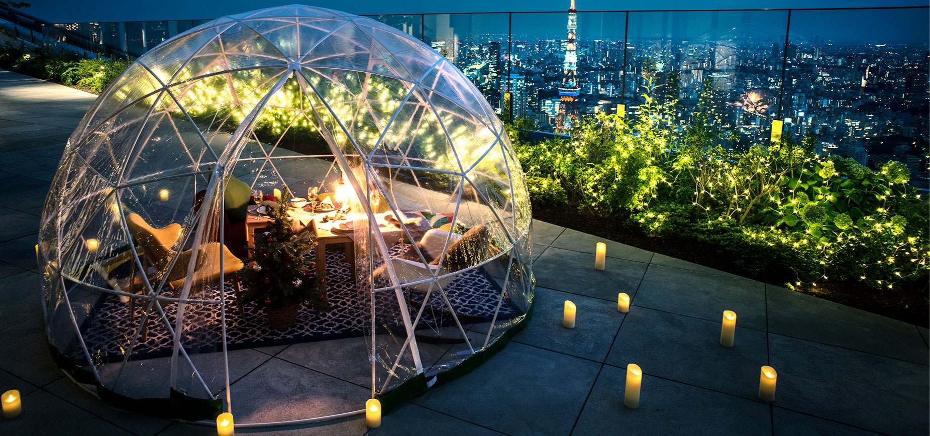 地上250メートルで楽しむクリスマス・グランピング|Andaz Tokyo