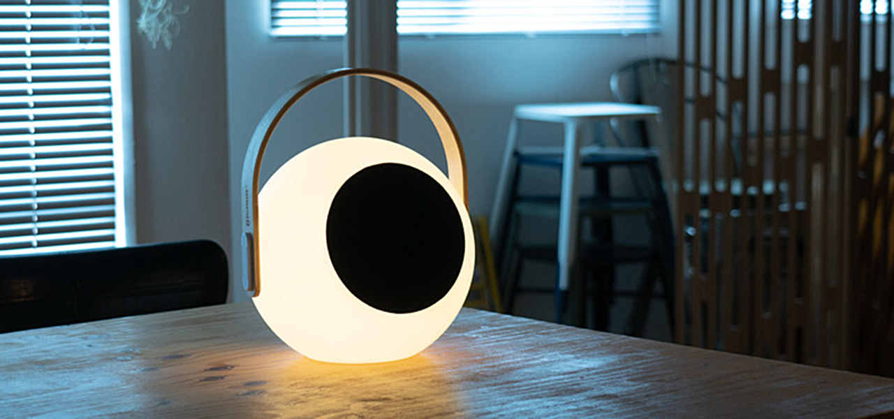 光と音を持ち運ぶ、ランタンスピーカー｜mooni