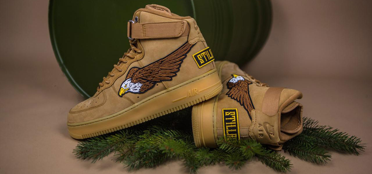 STILL ALIVEがAIR FORCE1 WBをリメイクした「EAGLE AF1 WB」｜STILL ALIVE
