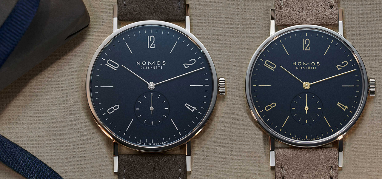 タンジェントにエレガントなブルーの新色登場｜NOMOS GLASHÜTTE