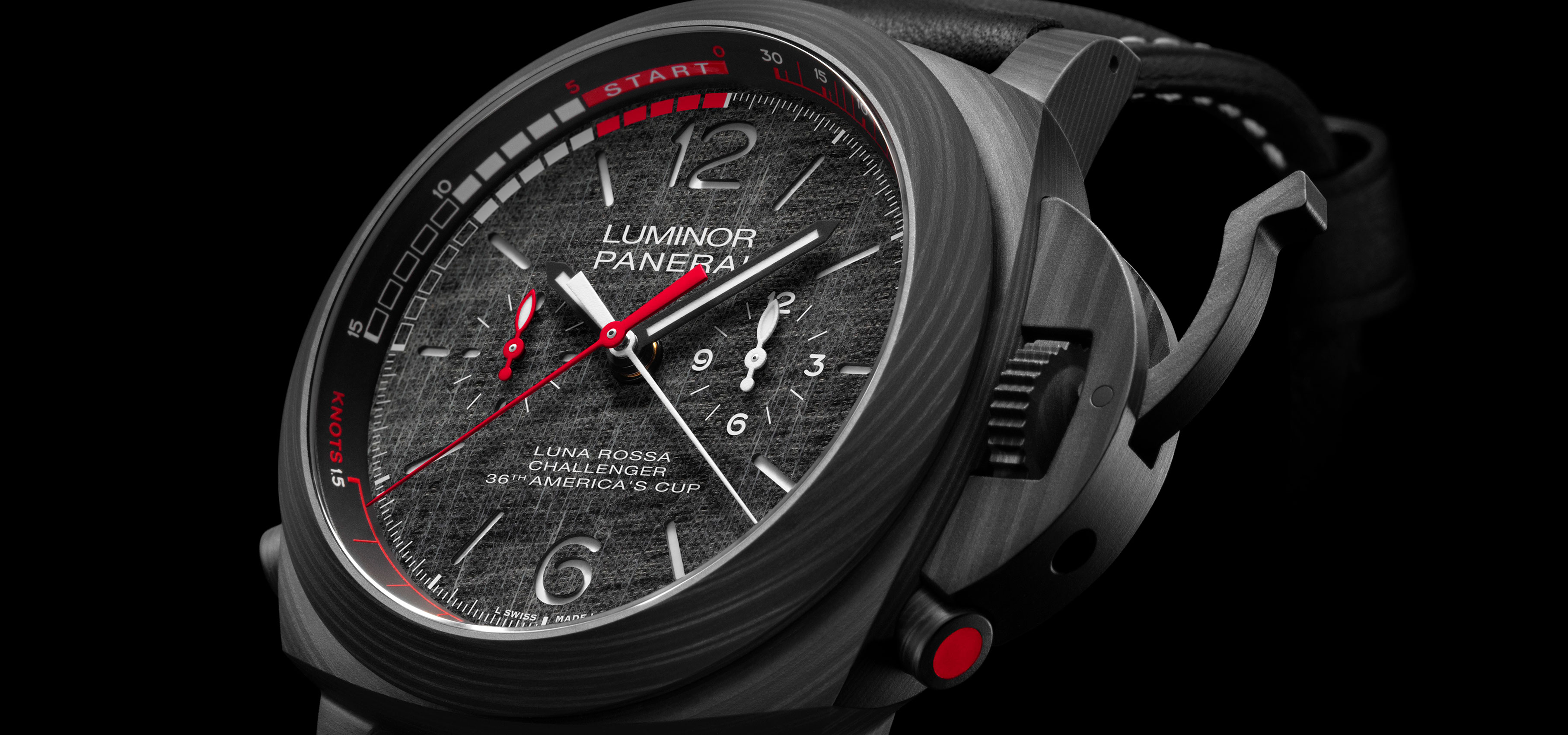 ヨット挺と同素材を採用。ルナロッサとのコラボモデル|PANERAI