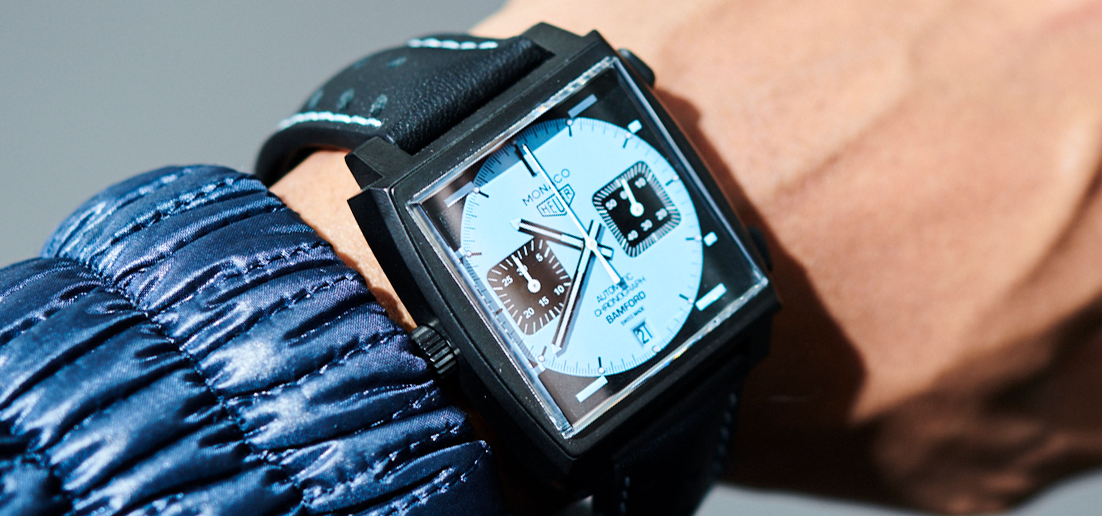 バンフォードによる「タグ・ホイヤー モナコ」のカスタム時計|BAMFORD WATCH DEPARTMENT