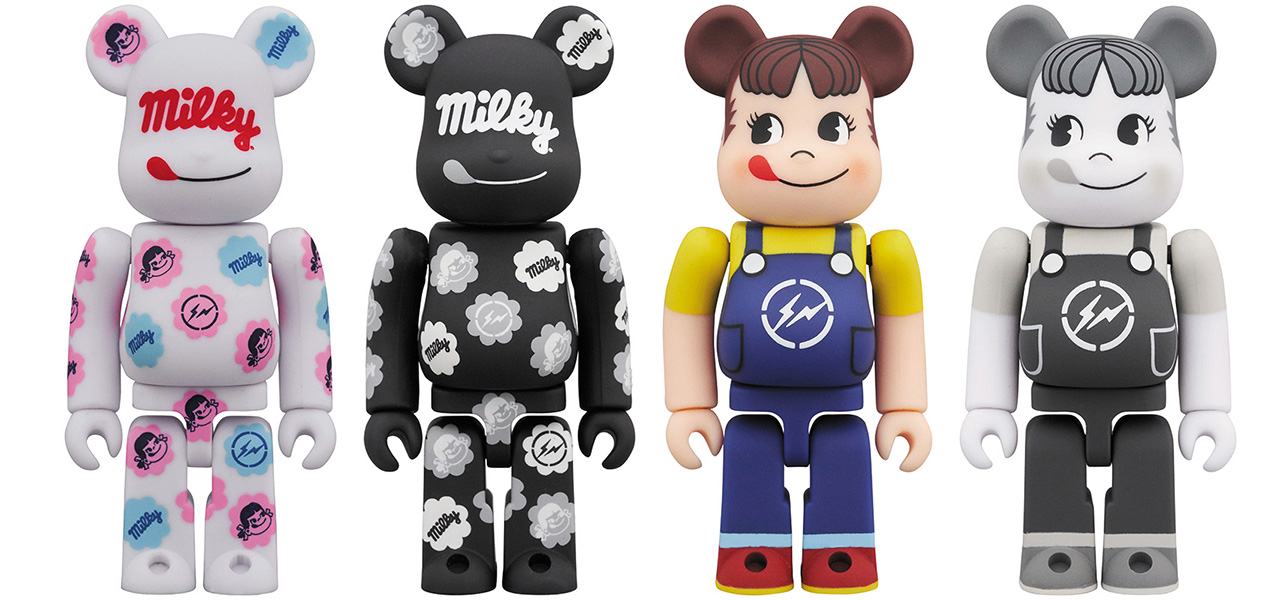 MILKY THE CONVENI PEKO BE@RBRICK / MILKY THE CONVENI MILKY BE@RBRICK 100% & 400%|MEDICOM TOY