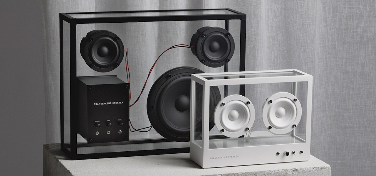 サスティナブルな北欧デザインスピーカー｜TRANSPARENT SPEAKER