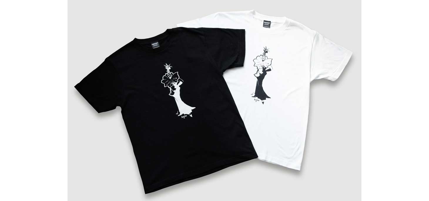 ドラァグクイーンがプリントされたTシャツ「Regine T-Shirt by Alexander Illustrations」｜FASHION