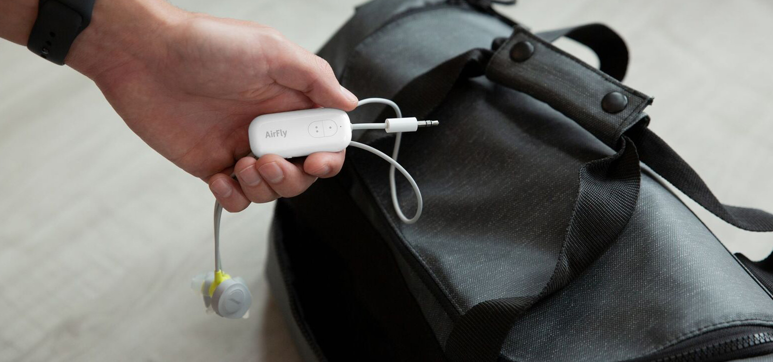 Bluetoothヘッドホンを2人で同時に使用できる「AirFly Duo」|Twelve Southproduct