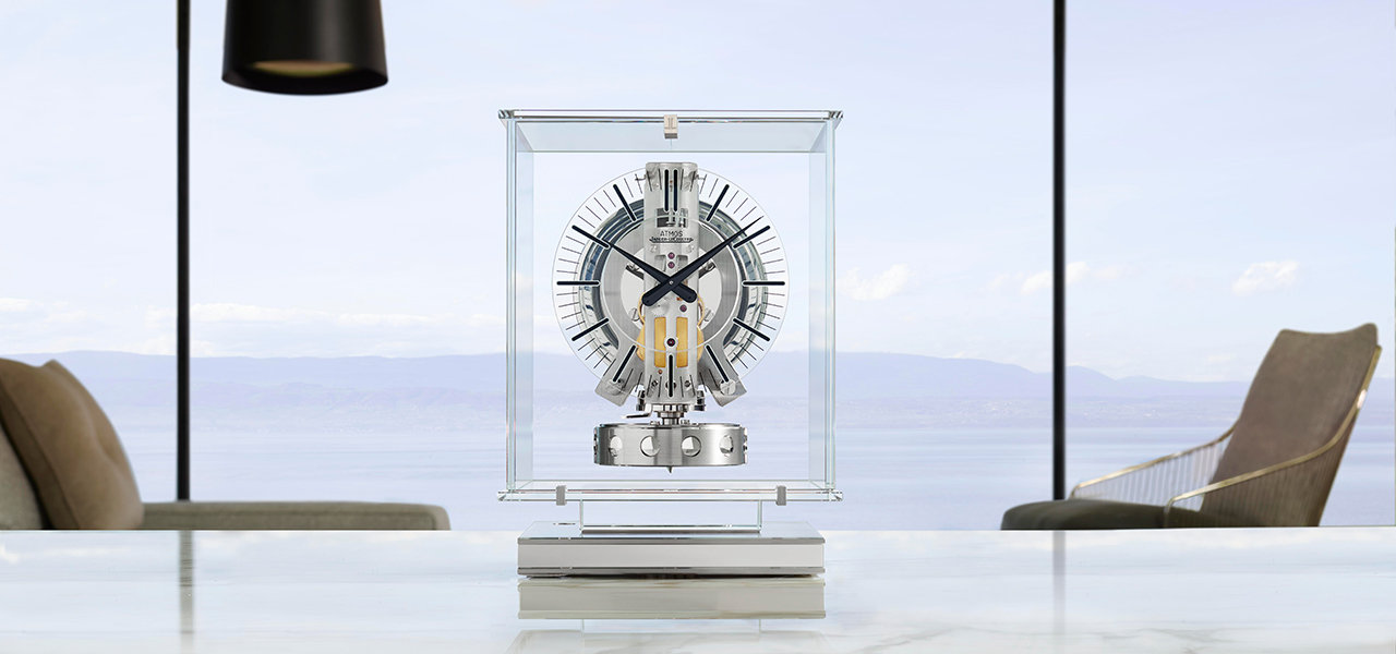 ジャガー・ルクルトの新作置時計「アトモス・トランスパラント」|JAEGER-LECOULTRE