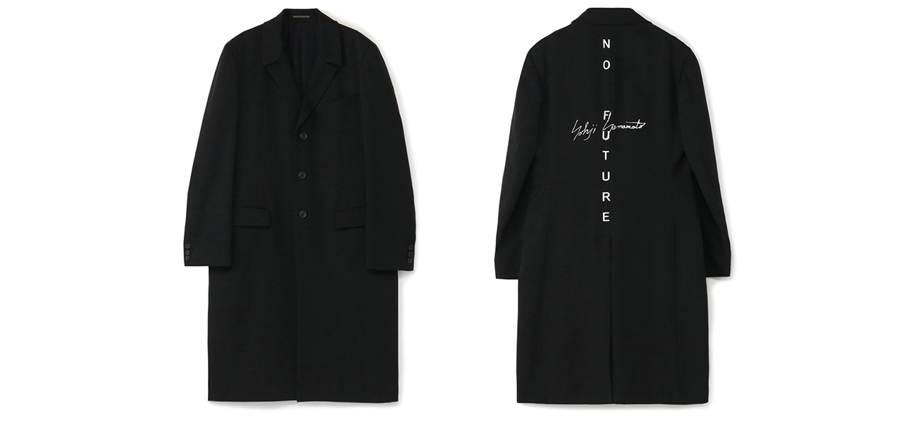 ヨウジヤマモトからユニセックスな「NO FUTURE JACKET」が登場｜YOHJI YAMAMOTO