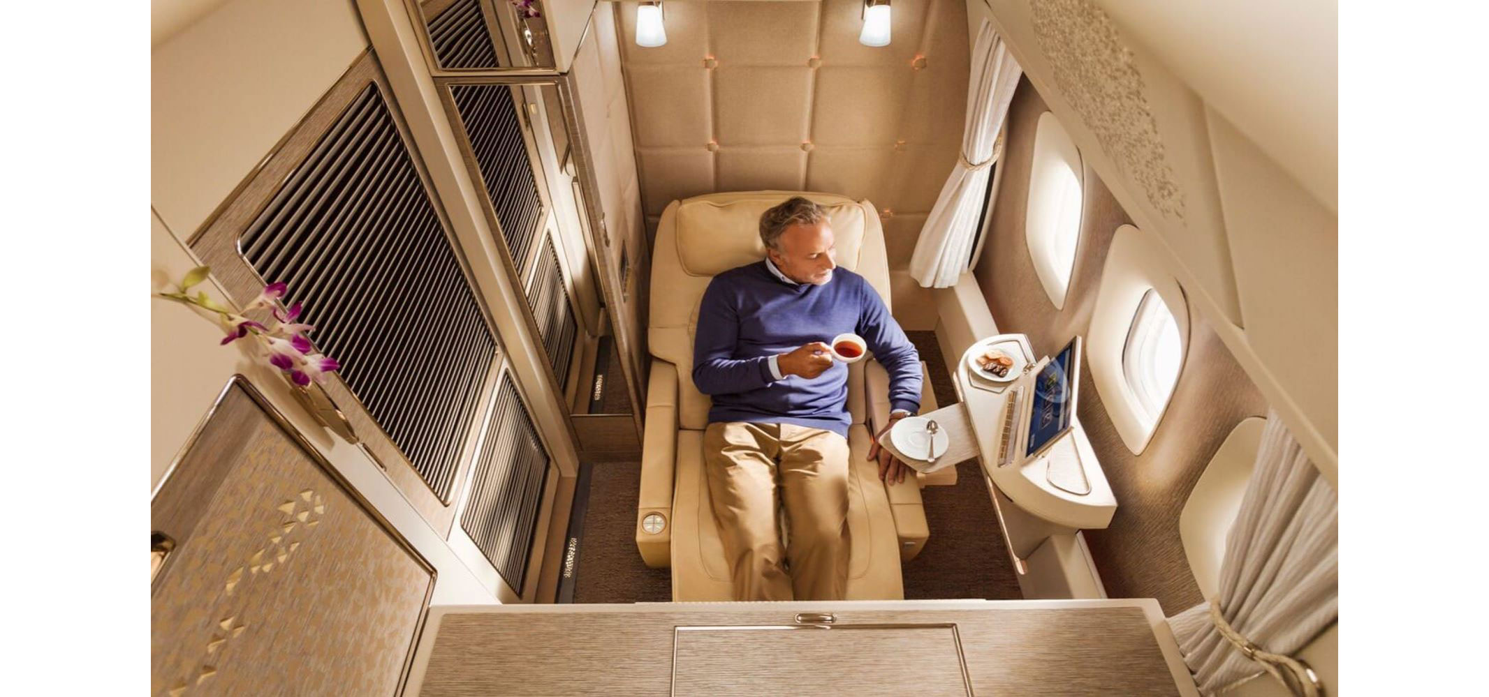 エミレーツの最新ファーストクラスを地上で体験できるチャンス｜Emirates