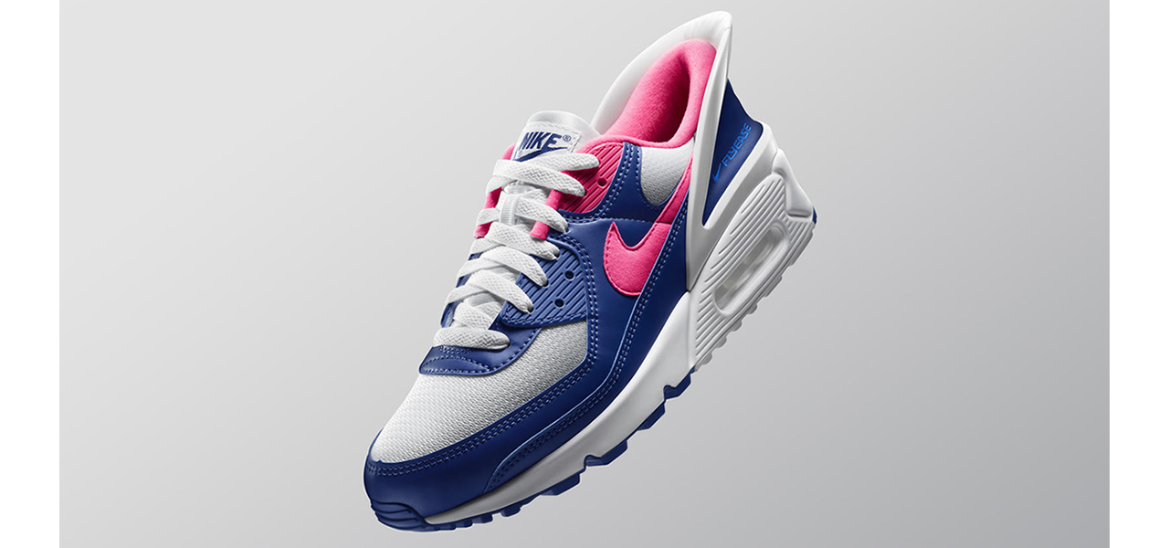 フライイーズ テクノロジー搭載。「ナイキ エア マックス 90 フライイーズ」|NIKE