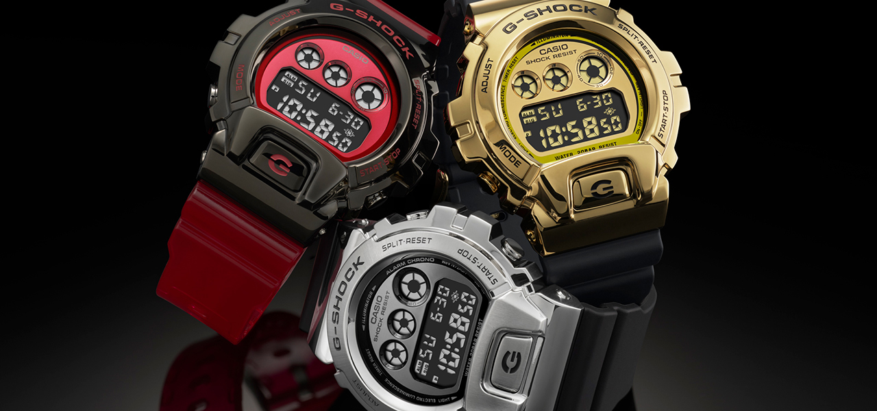 Gショック新作！「GM-6900」3機種および誕生25周年を記念するスペシャルモデル「DW-6900SP」｜G-SHOCK