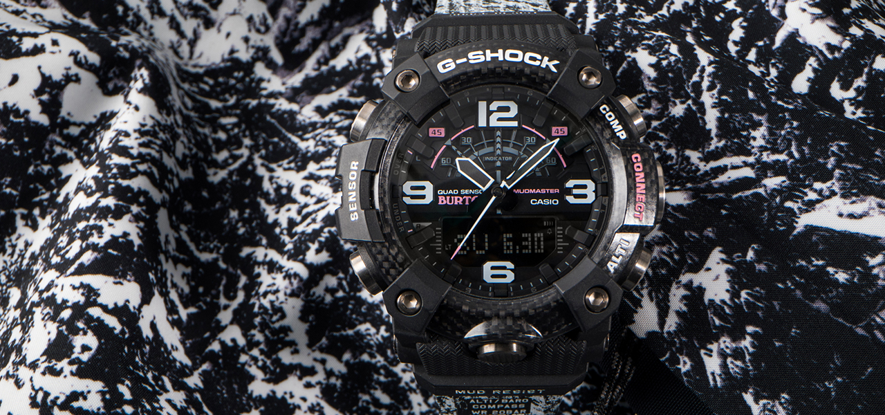 Gショック×BURTONコラボレーションモデルが登場｜G-SHOCK